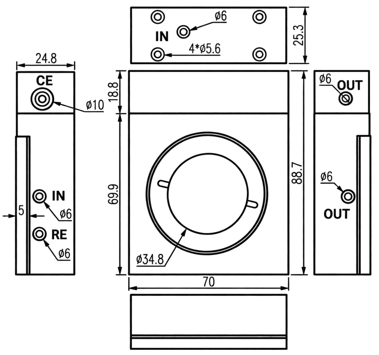 EC-RM2 2D透明